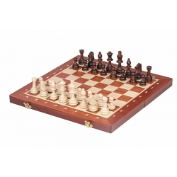 TOURNAMENT No 4 Inlaid (intarsia) - New Line,  insert tray, wooden pieces